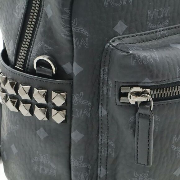 MCM Stark Visetos Coated Canvas Backpack